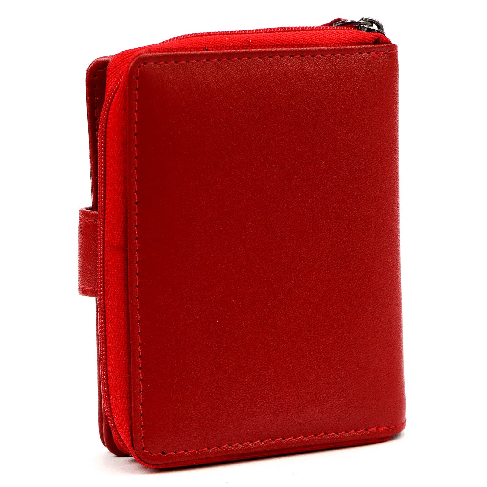 Pierre Cardin TILAK155 2510 raudona odinė piniginė czerwony