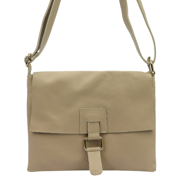 Luka 26-087 DOLLARO taupe natūralios odos rankinė taupe