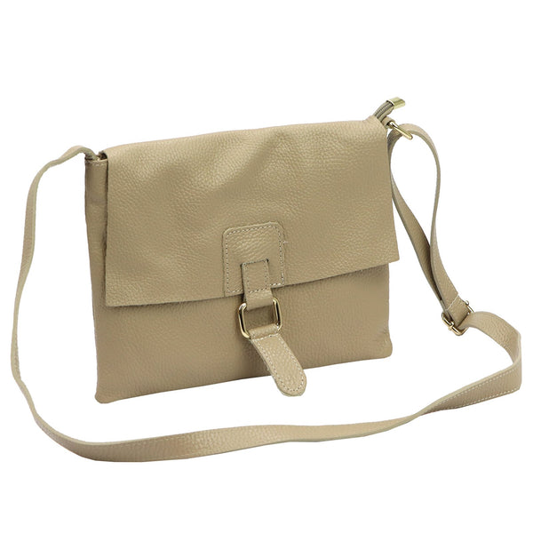 Luka 26-087 DOLLARO taupe natūralios odos rankinė taupe