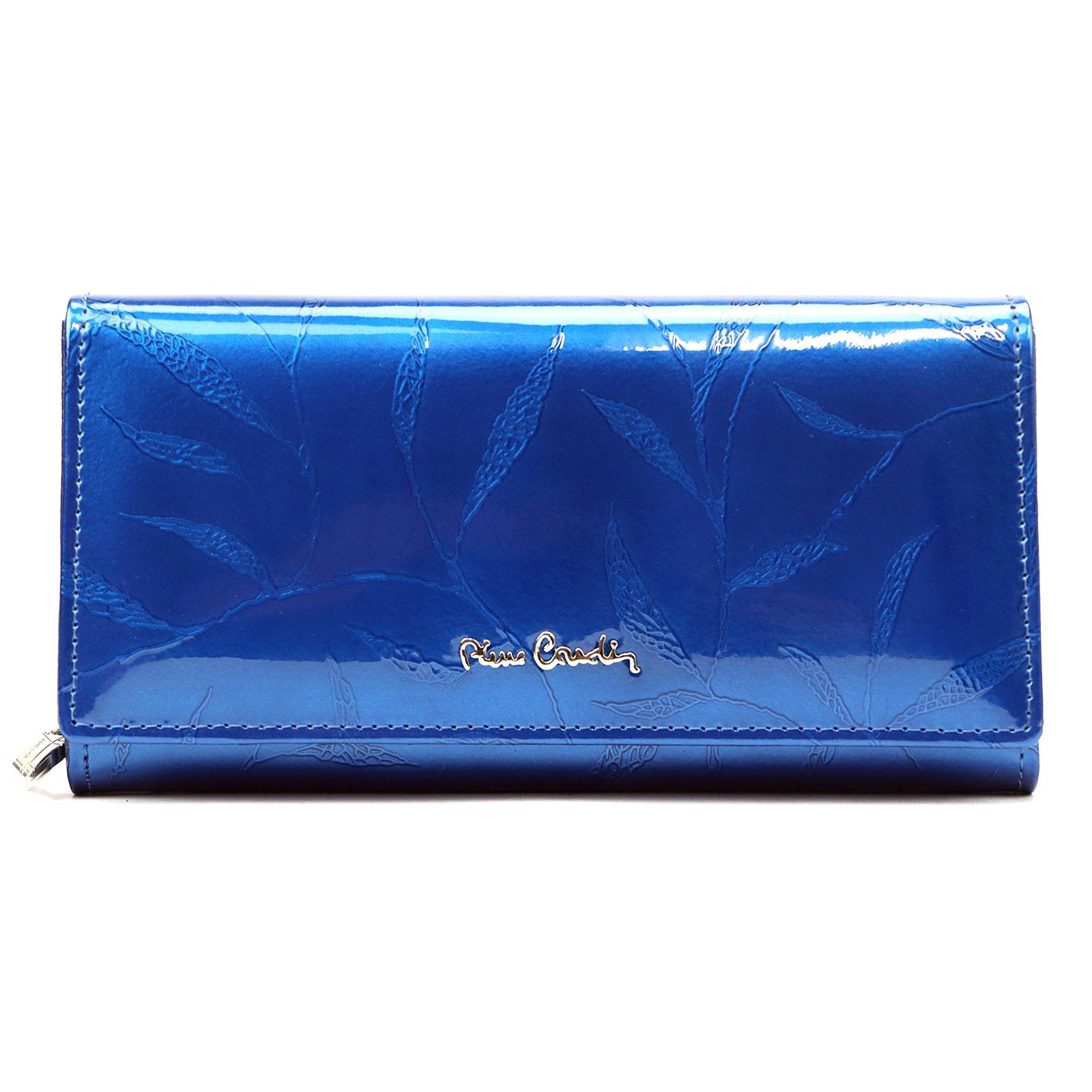 Pierre Cardin 02 LEAF 106 mėlyna piniginė niebieski
