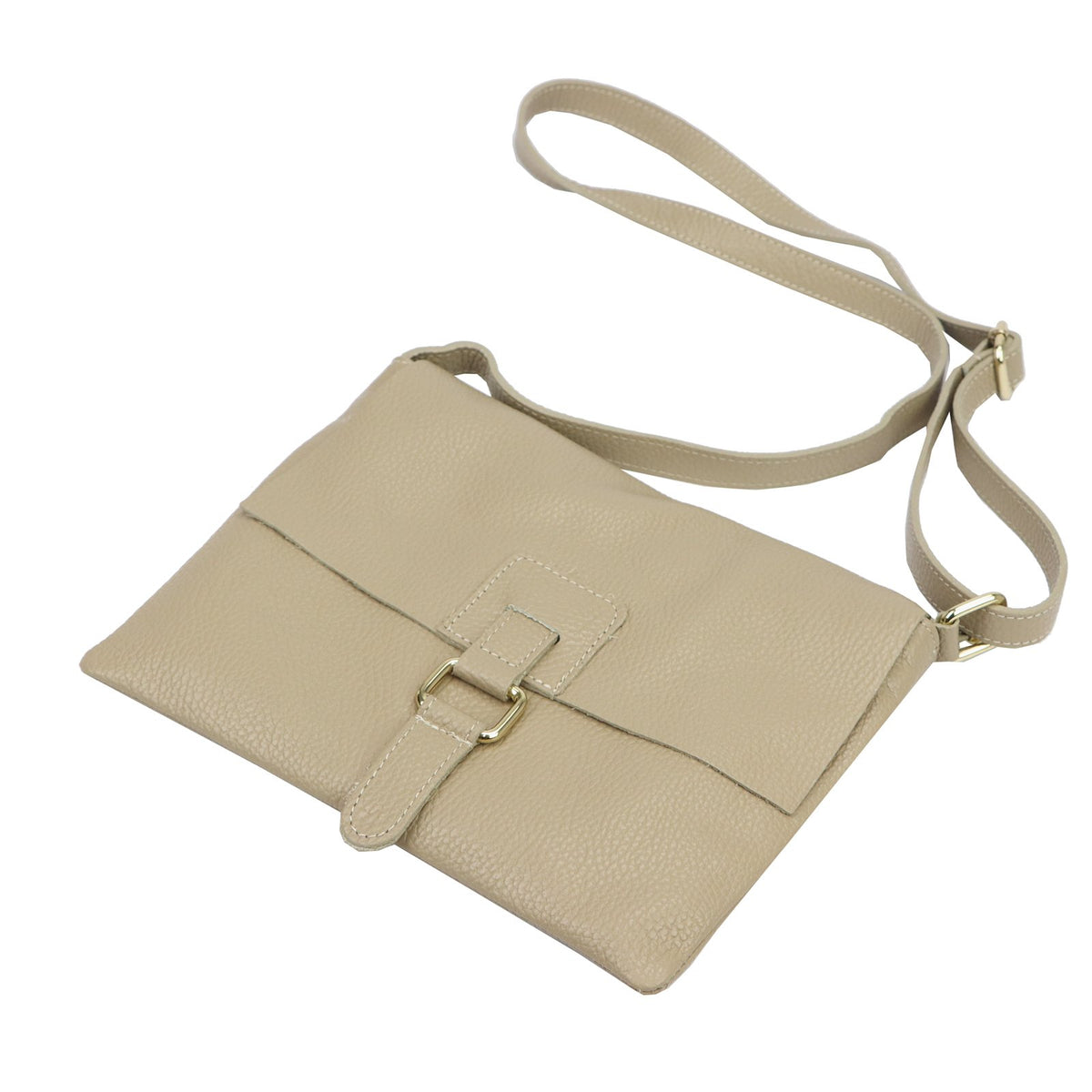 Luka 26-087 DOLLARO taupe natūralios odos rankinė taupe
