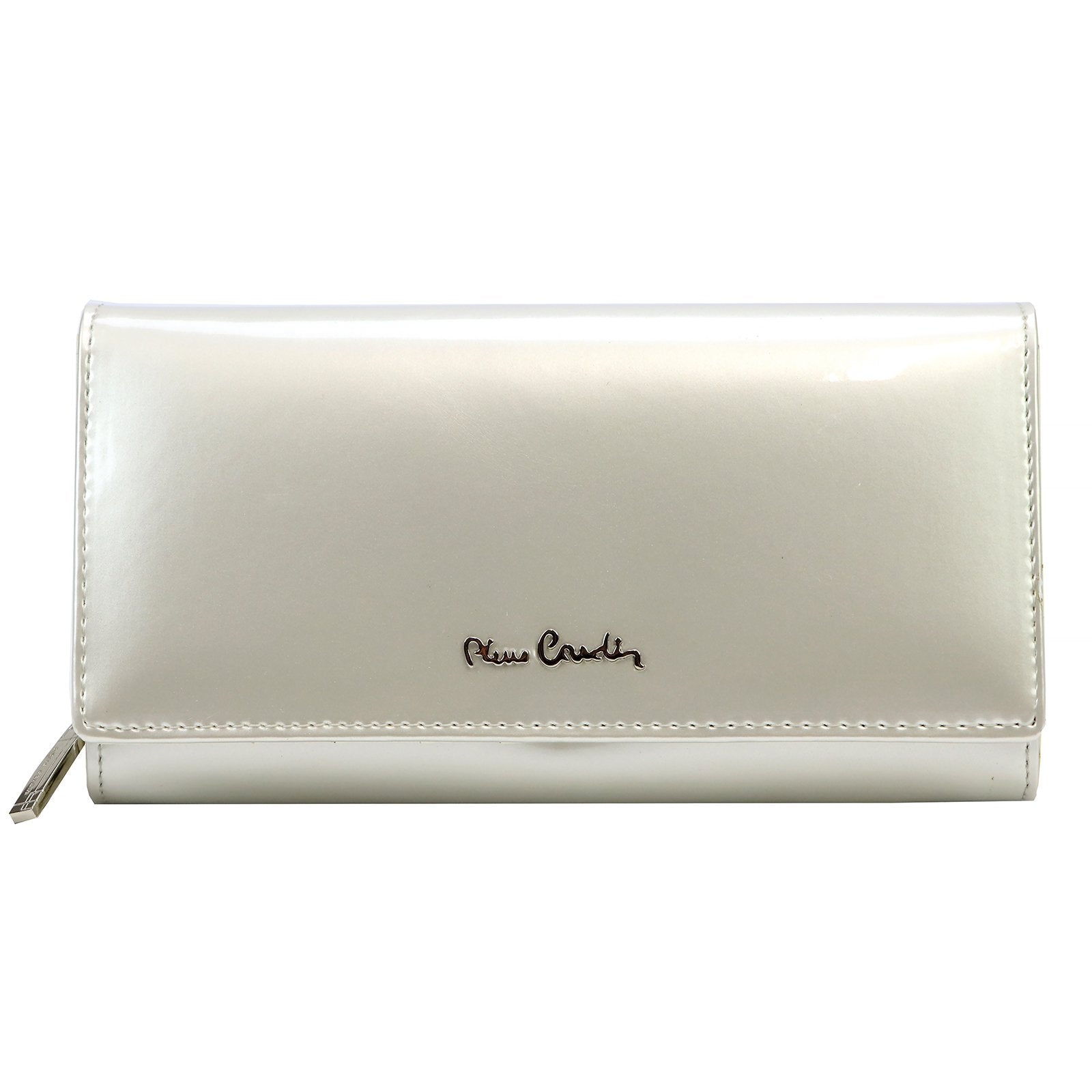 Pierre Cardin 07 SHINY 106 smėlio spalvos piniginė beż