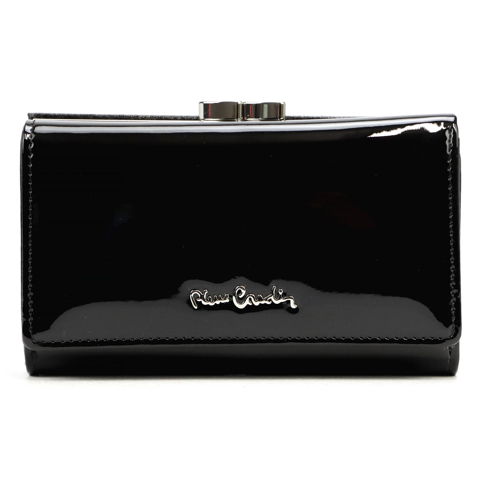 Pierre Cardin 07 SHINY 108 juoda piniginė czarny