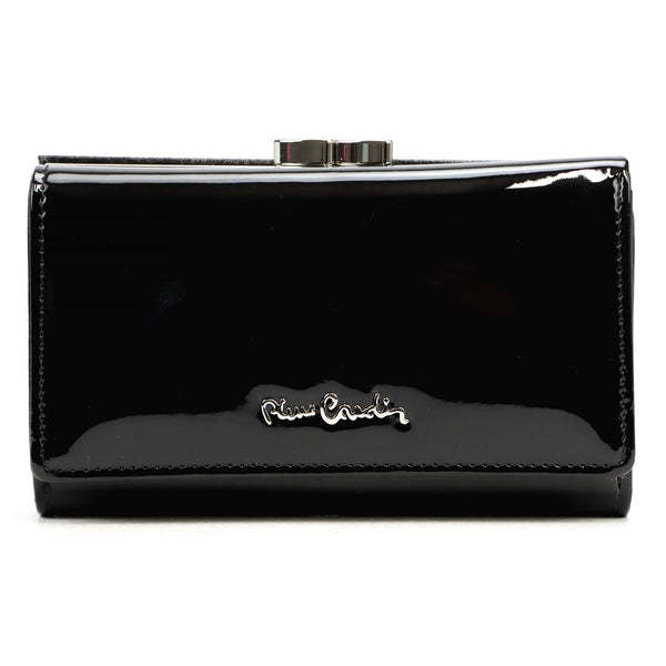 Pierre Cardin 07 SHINY 108 juoda piniginė czarny