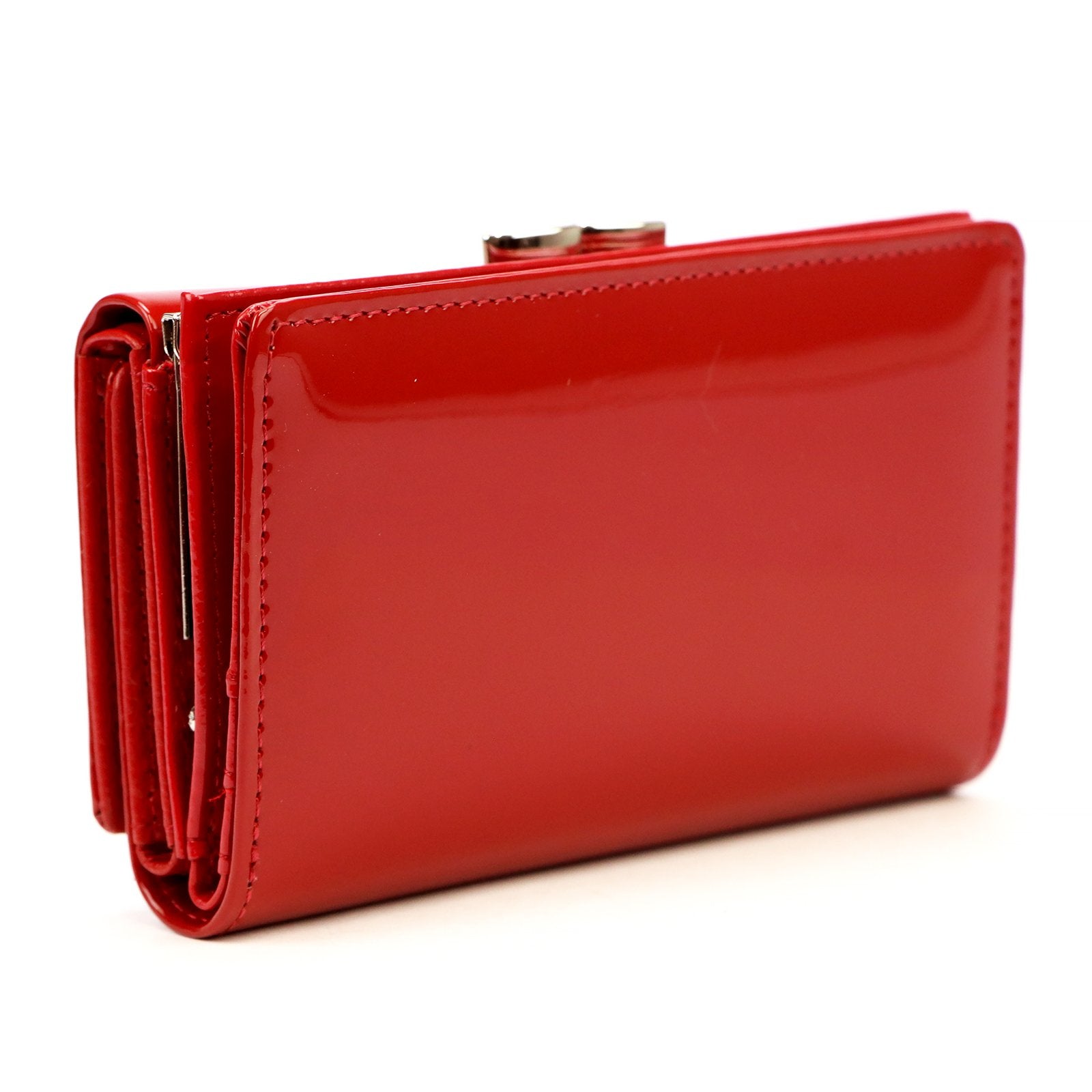 Pierre Cardin 07 SHINY 108 raudona piniginė czerwony