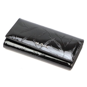 Pierre Cardin 02 LEAF 102 juoda piniginė czarny