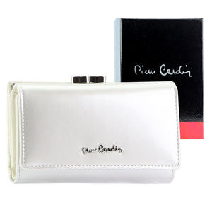 Pierre Cardin 07 SHINY 108 smėlio spalvos piniginė beż