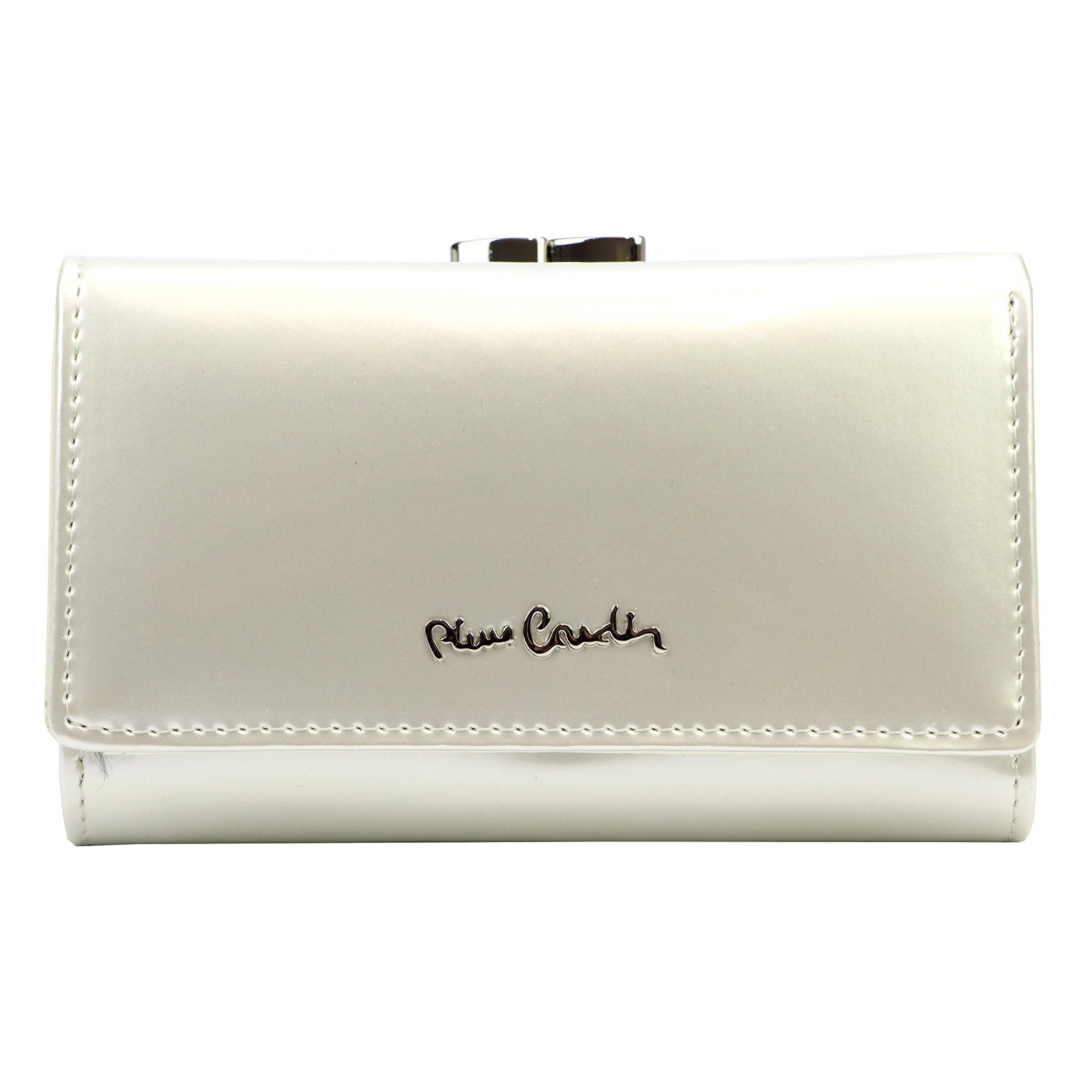 Pierre Cardin 07 SHINY 108 smėlio spalvos piniginė beż