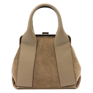 Luka 26-064 taupe natūralios odos rankinė taupe