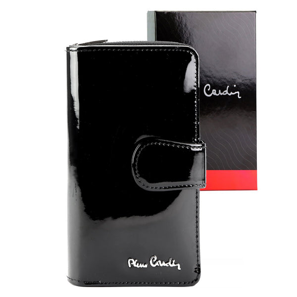 Pierre Cardin 07 SHINY 116 juoda piniginė czarny
