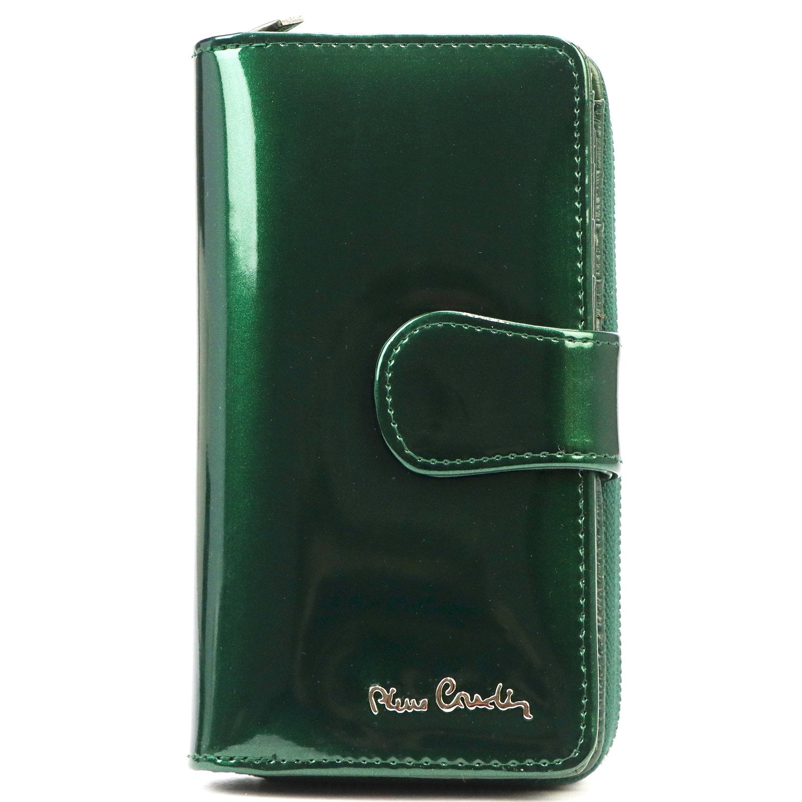 Pierre Cardin 07 SHINY 116 žalia piniginė zielony