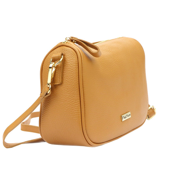 MiaMore 24-003 DOLLARO natūralios odos rankinė, camel-1 camel-1