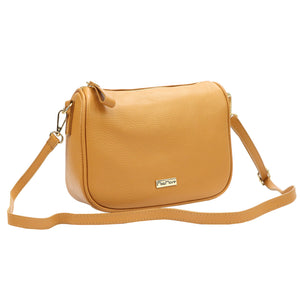 MiaMore 24-003 DOLLARO natūralios odos rankinė, camel-1 camel-1