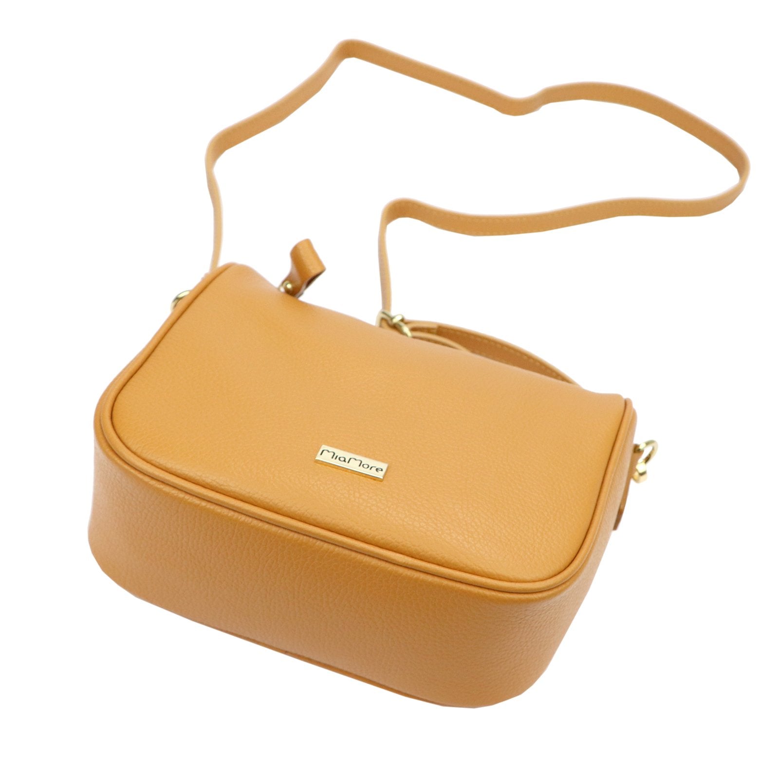 MiaMore 24-003 DOLLARO natūralios odos rankinė, camel-1 camel-1