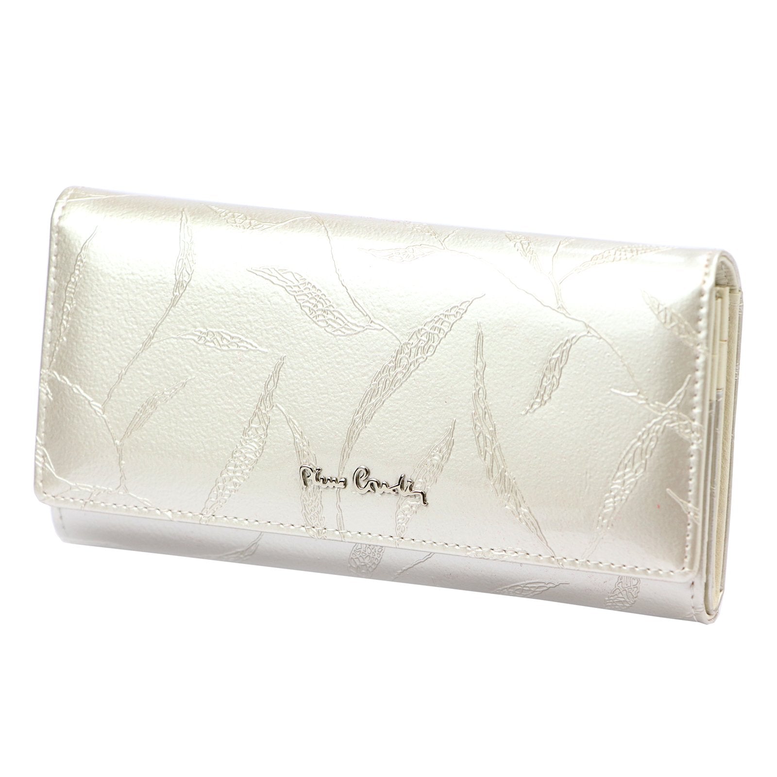 Pierre Cardin 02 LEAF 102 kreminė piniginė cream