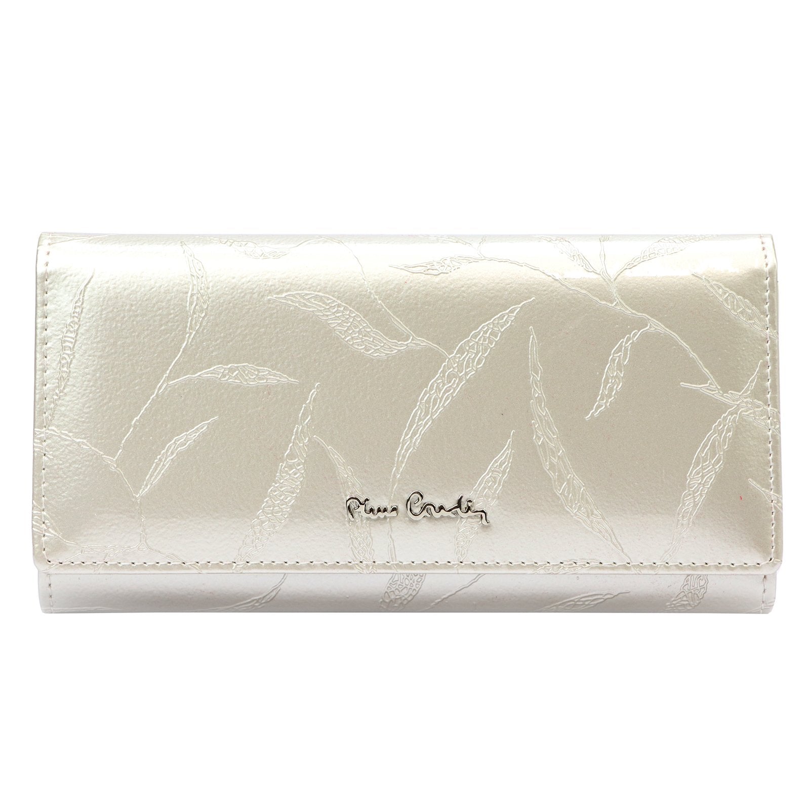 Pierre Cardin 02 LEAF 102 kreminė piniginė cream