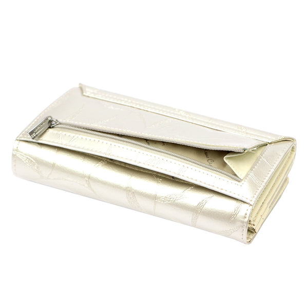 Pierre Cardin 02 LEAF 102 kreminė piniginė cream