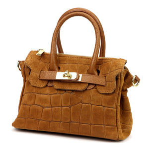 Luka 26-146 MINI CROCO camel-2 odinė rankinė camel-2