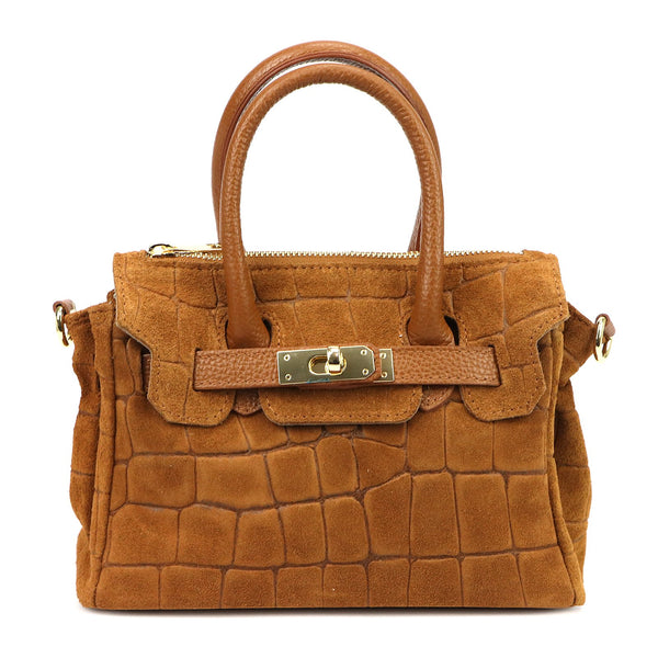 Luka 26-146 MINI CROCO camel-2 odinė rankinė camel-2
