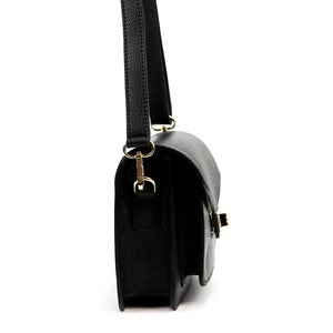 Luka 26-061 DOLLARO juoda natūralios odos rankinė czarny