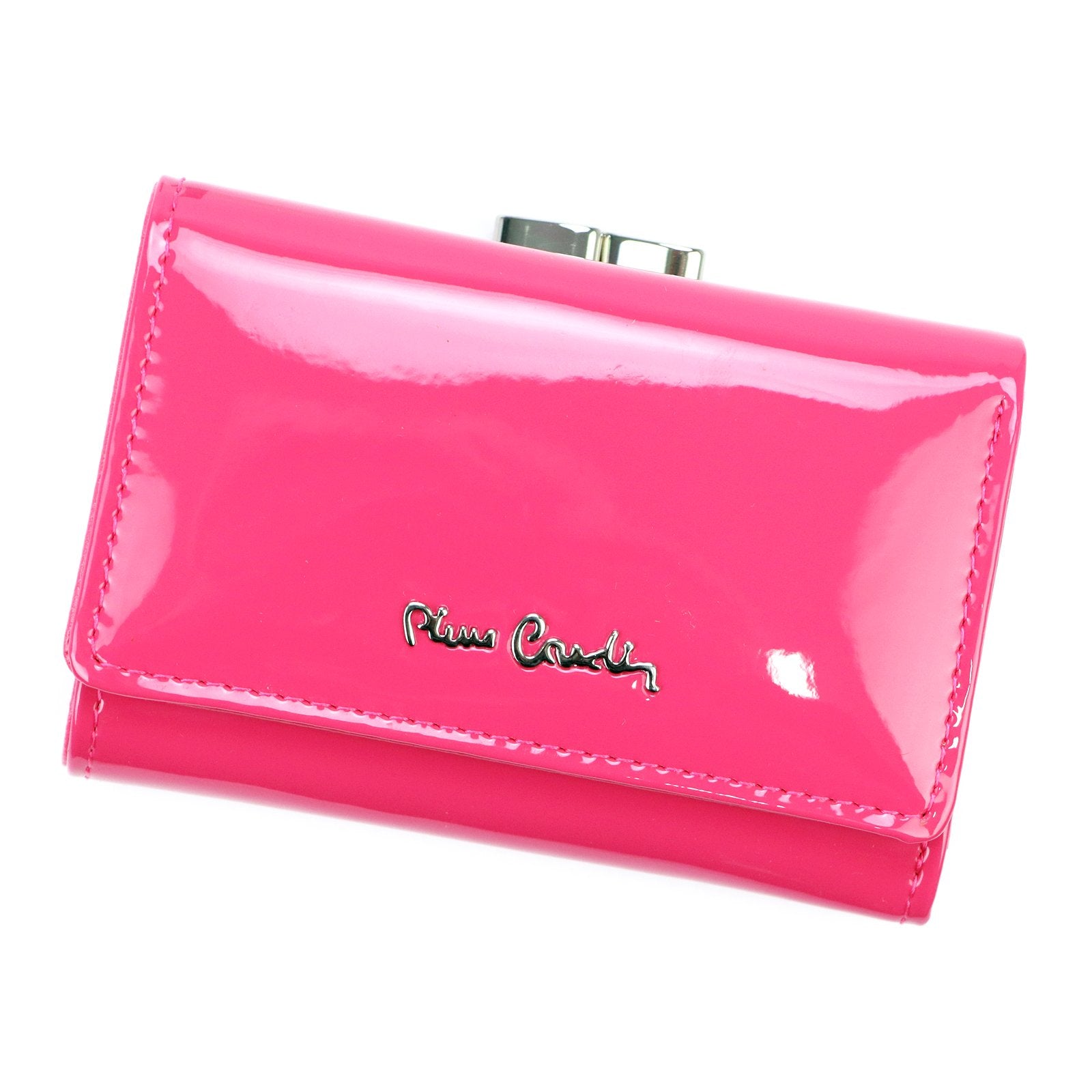 Pierre Cardin 07 SHINY 117 fuksijų spalvos piniginė fuksja