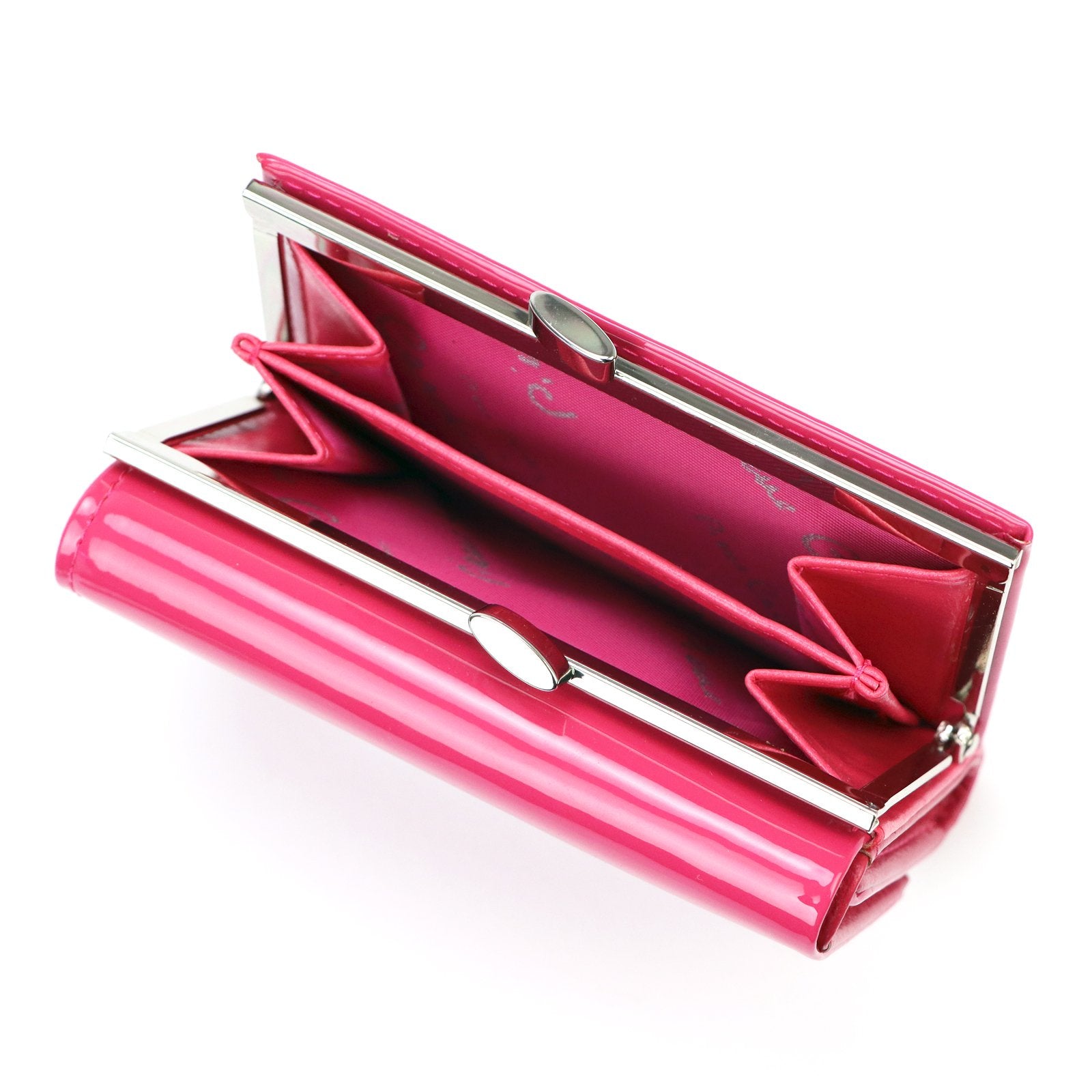 Pierre Cardin 07 SHINY 117 fuksijų spalvos piniginė fuksja