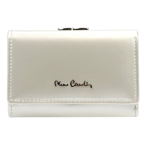 Pierre Cardin 07 SHINY 117 smėlio spalvos piniginė beż