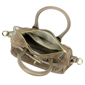 Luka 26-146 MINI CROCO fango odinė rankinė fango