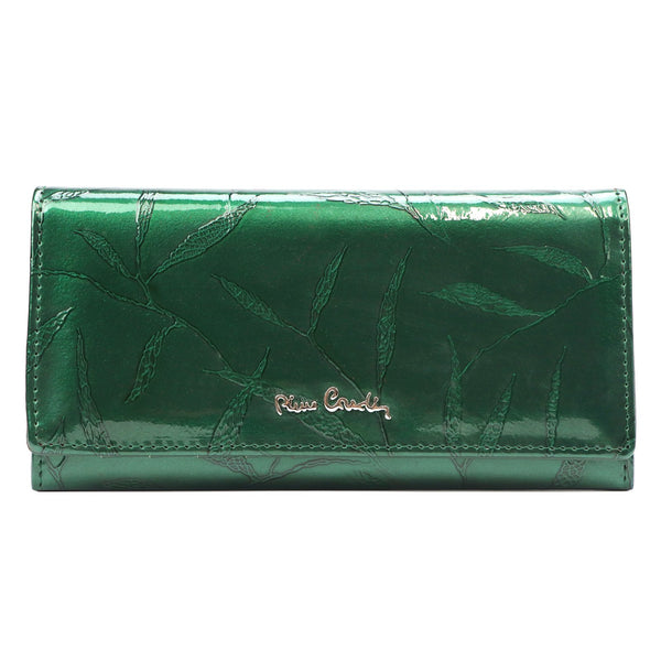 Pierre Cardin 02 LEAF 100 žalia piniginė zielony