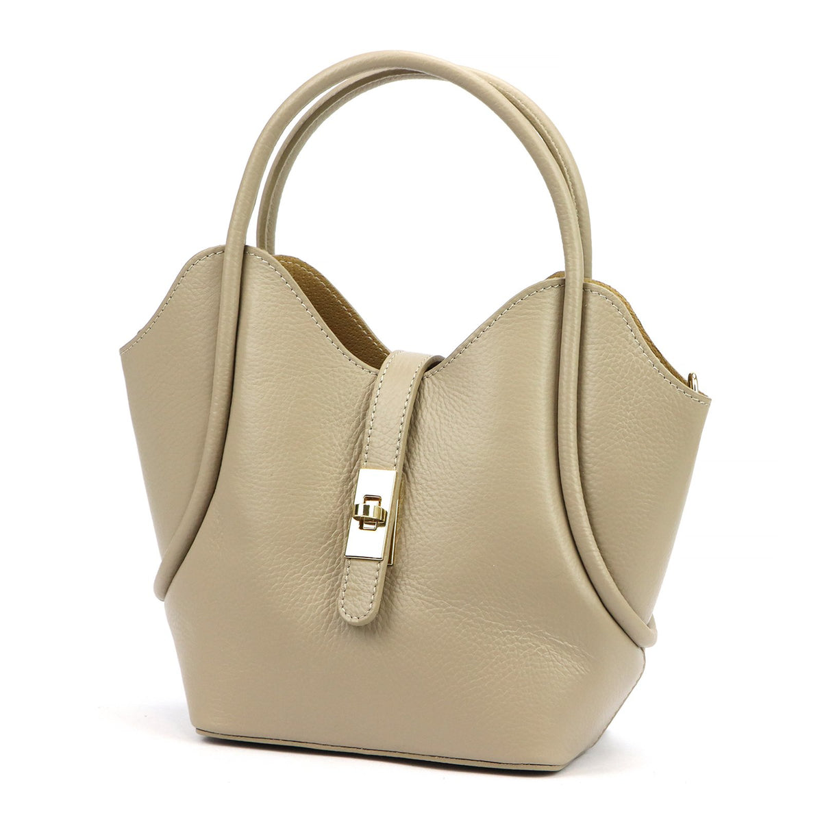 Luka 26-159 DOLLARO taupe natūralios odos rankinė taupe