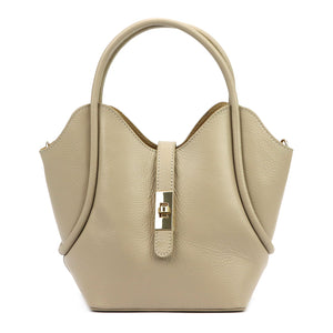 Luka 26-159 DOLLARO taupe natūralios odos rankinė taupe