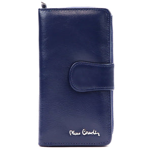 Pierre Cardin 06 ITALY 116 tamsiai mėlyna piniginė granatowy