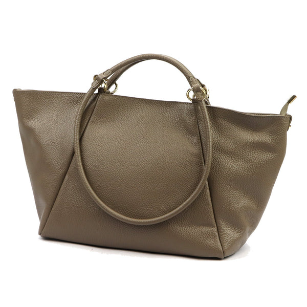 Luka 26-180 DOLLARO tamsiai taupe odinė rankinė taupe scuro