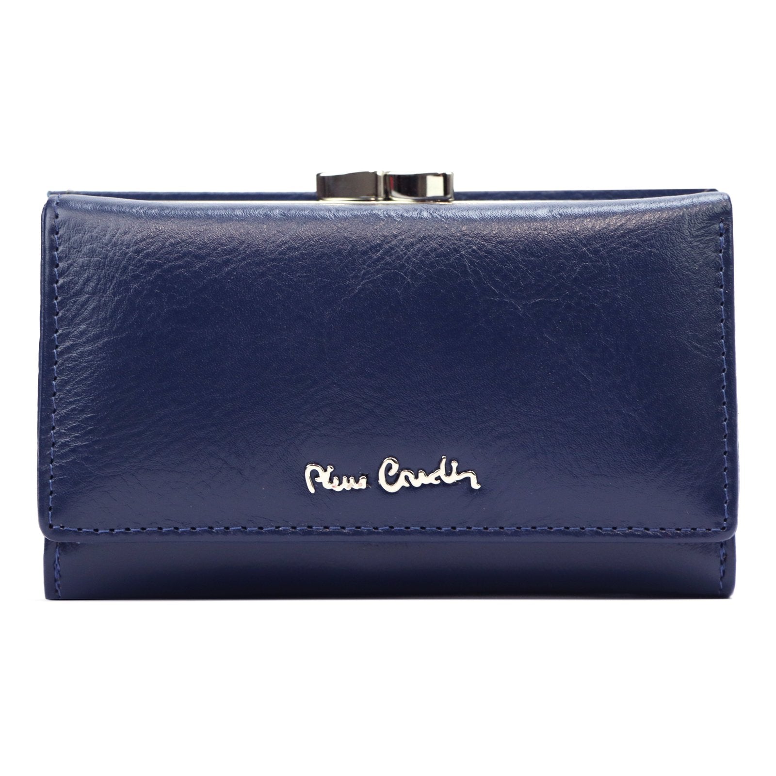 Pierre Cardin 06 ITALY 108 tamsiai mėlyna piniginė granatowy