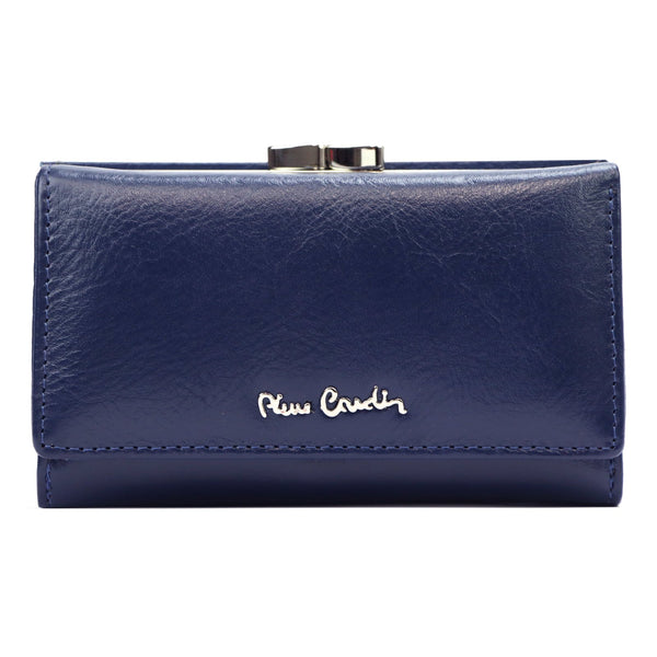Pierre Cardin 06 ITALY 108 tamsiai mėlyna piniginė granatowy