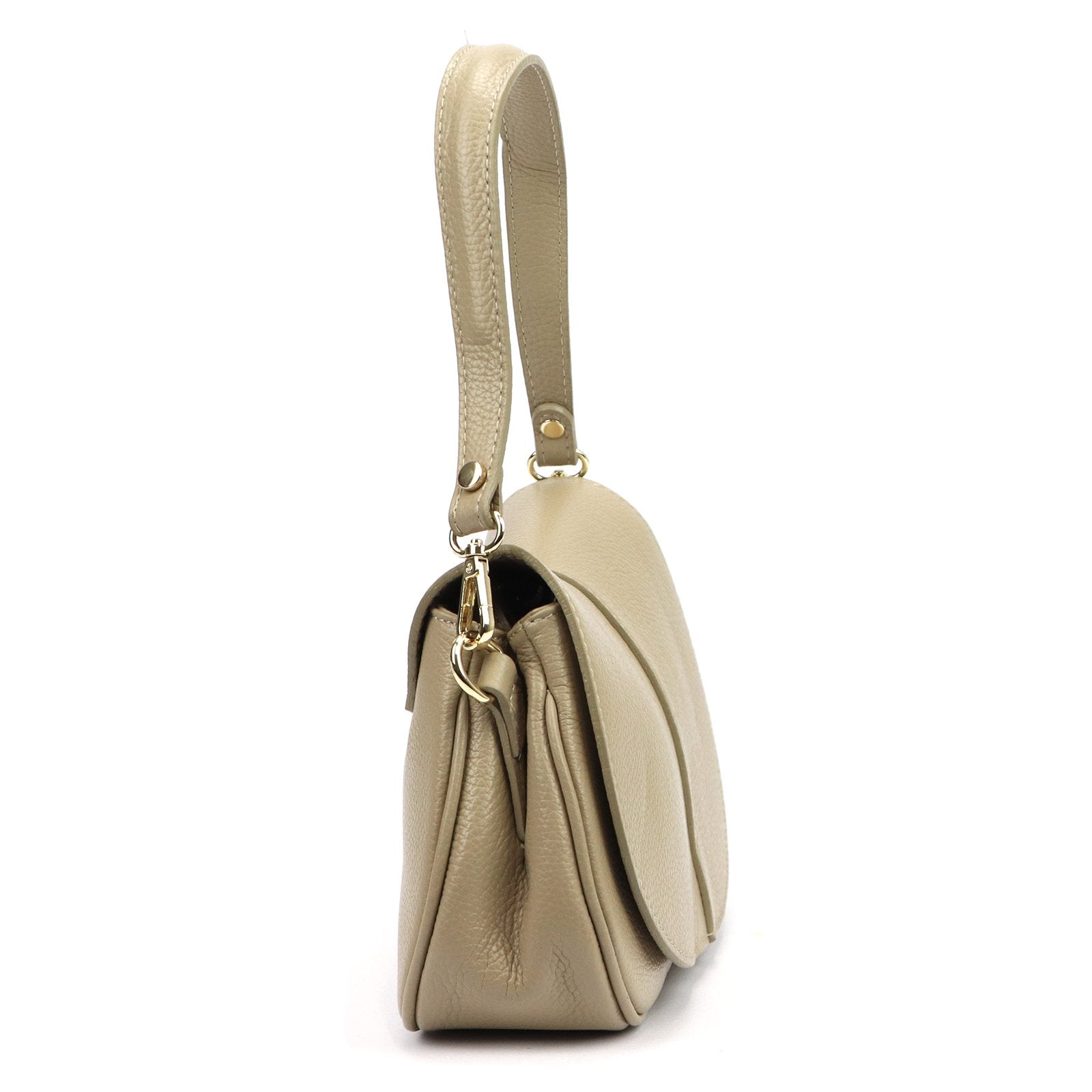 Luka 26-148 DOLLARO taupe natūralios odos rankinė taupe