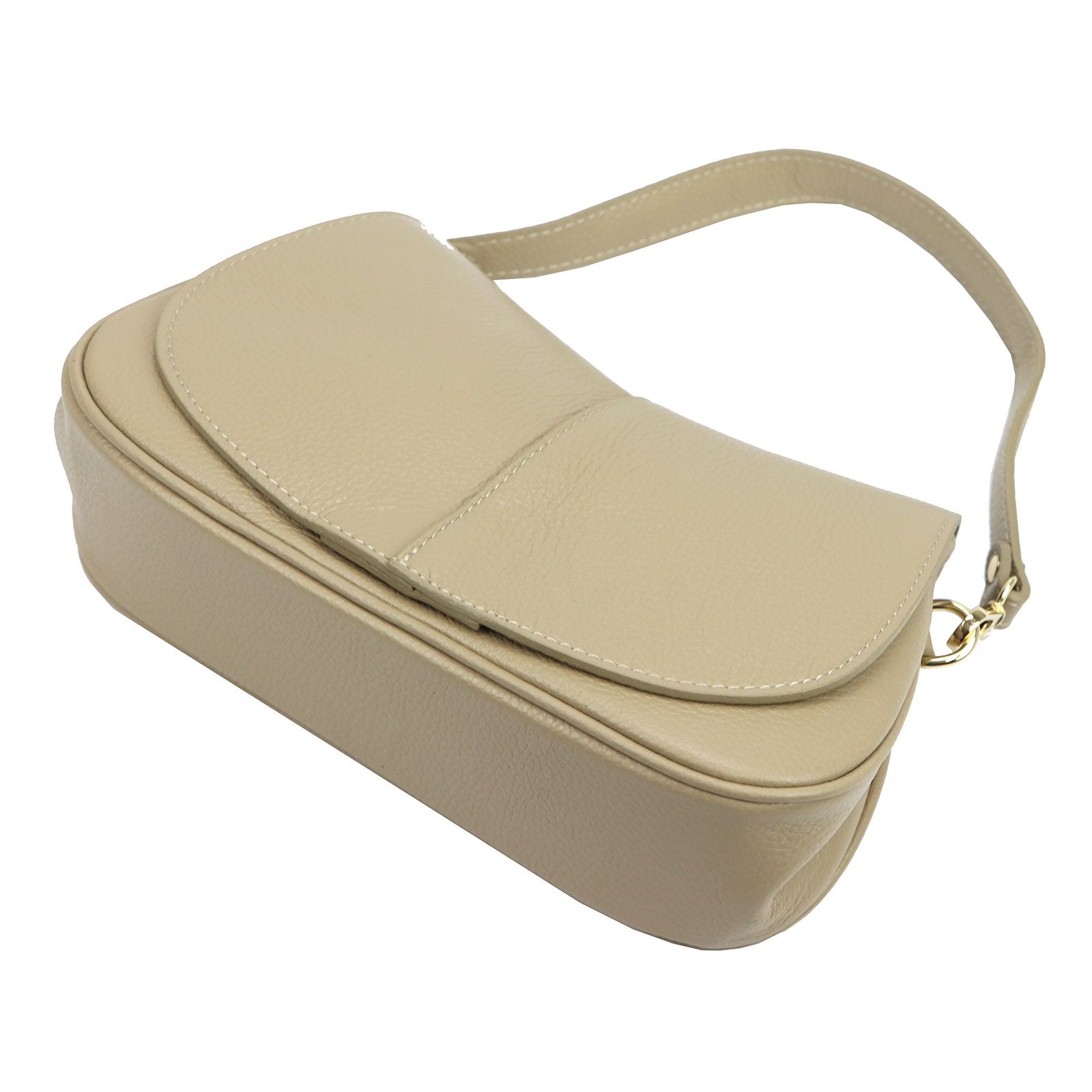 Luka 26-148 DOLLARO taupe natūralios odos rankinė taupe