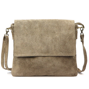 Luka 24-090 D taupe natūralios odos rankinė taupe