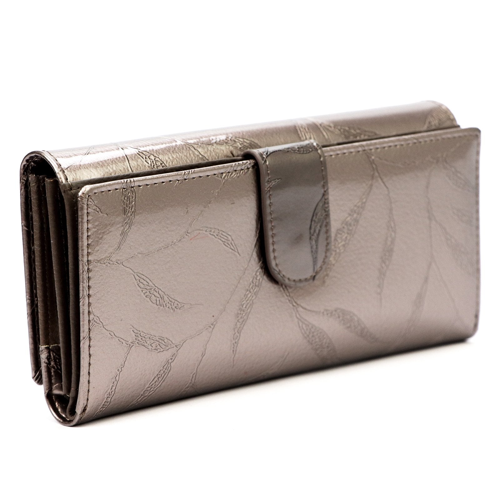 Pierre Cardin 02 LEAF 122 pelenų pilka piniginė popiel