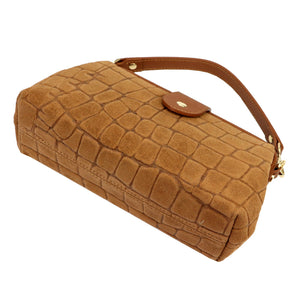 Luka 26-156 CROCO camel-2 natūralios odos rankinė camel-2
