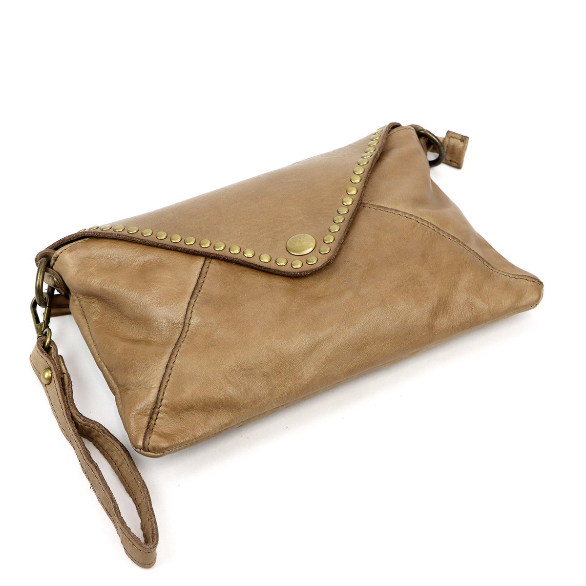 VS 050 taupe natūralios odos rankinė taupe