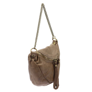 VS 018 taupe natūralios odos rankinė taupe