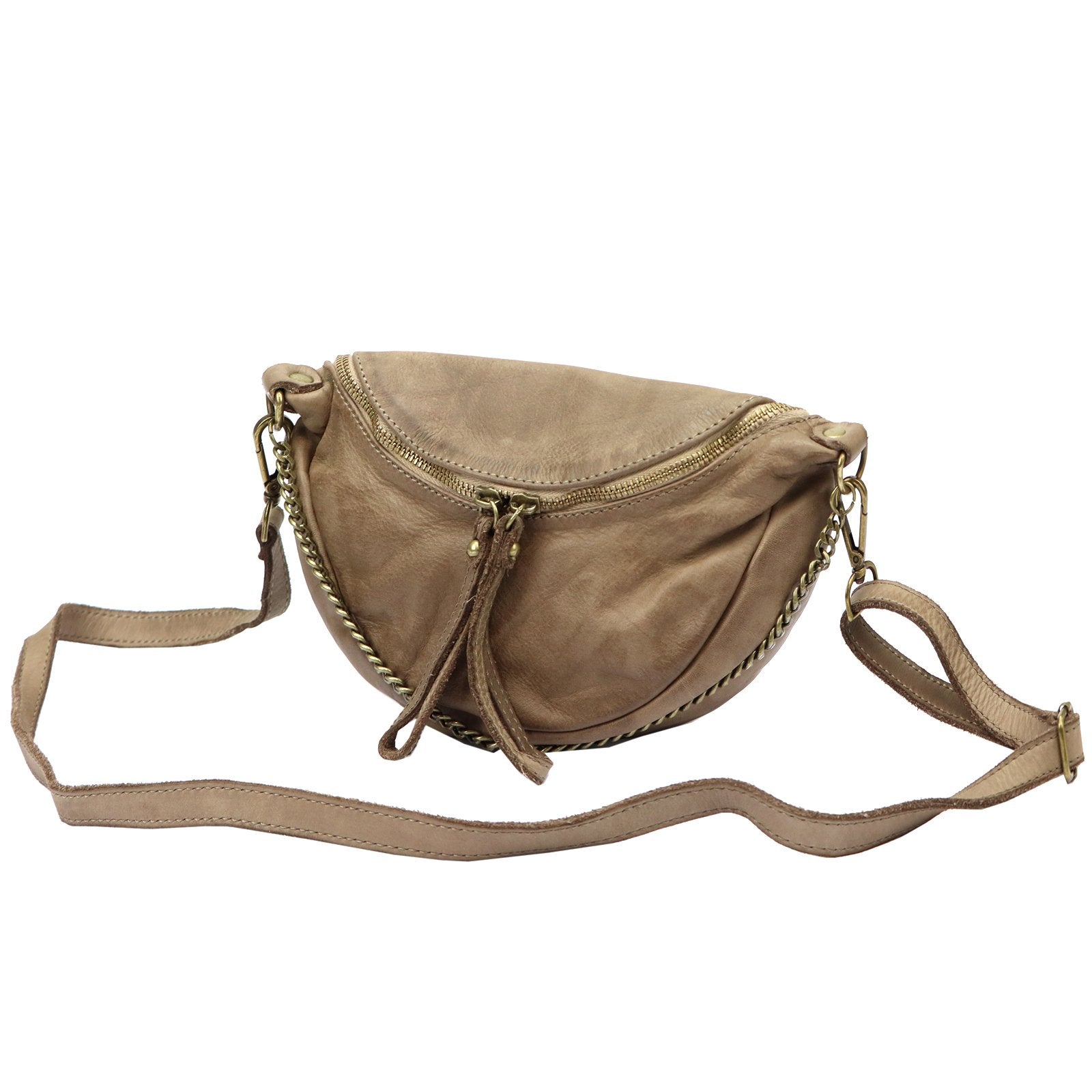 VS 018 taupe natūralios odos rankinė taupe