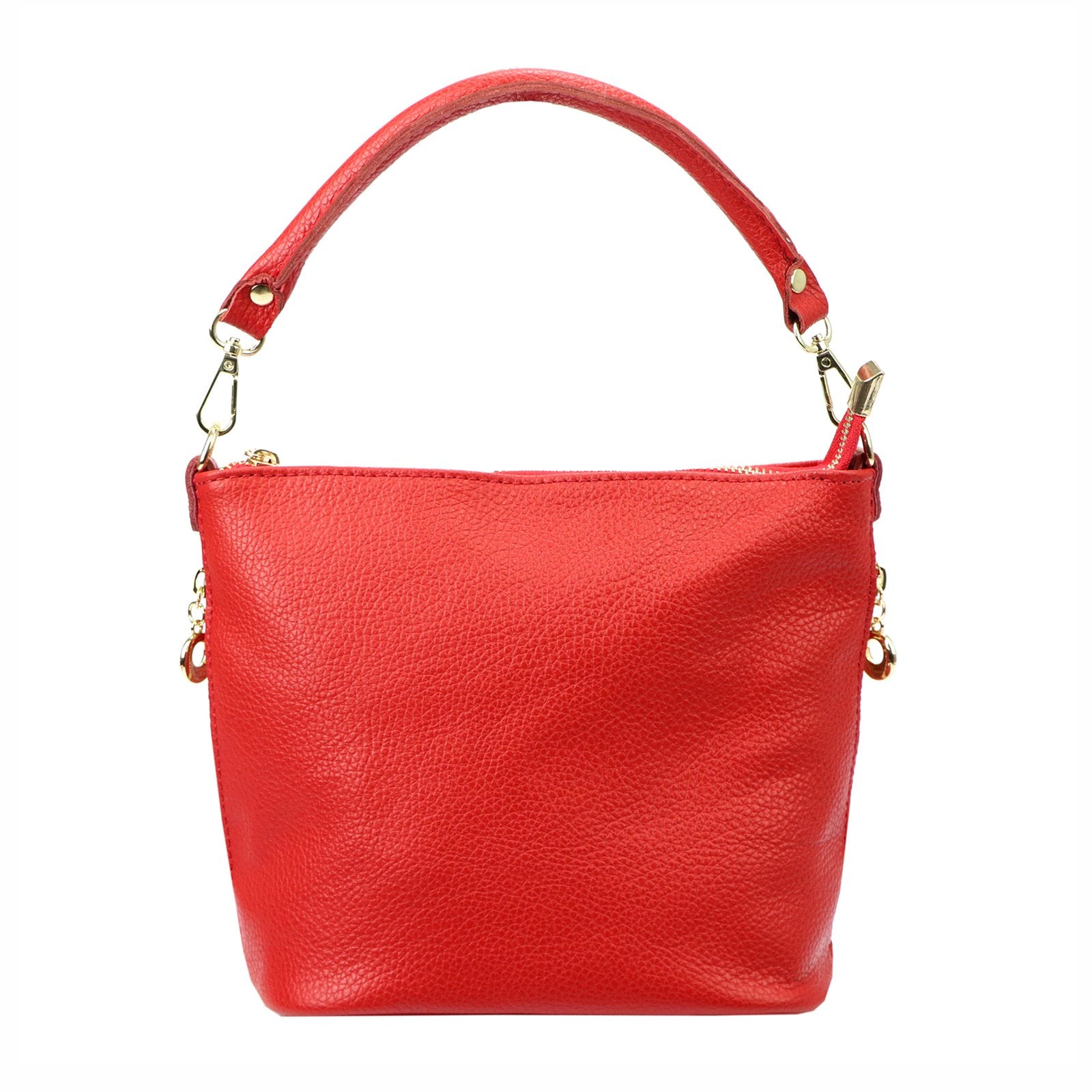 Patrizia 419-040 GOLD raudona odinė rankinė czerwony