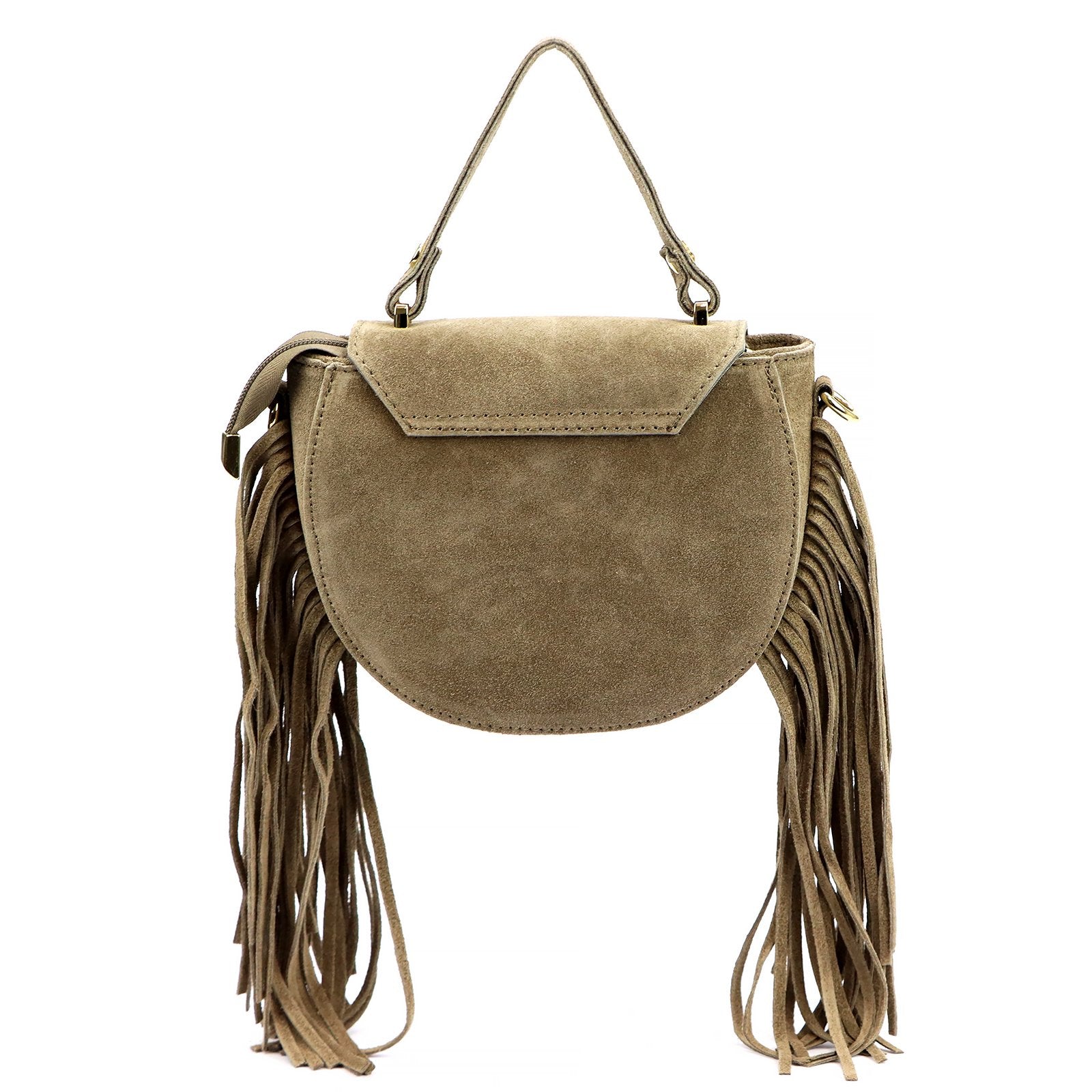 Luka 25-065 taupe odinė rankinė taupe