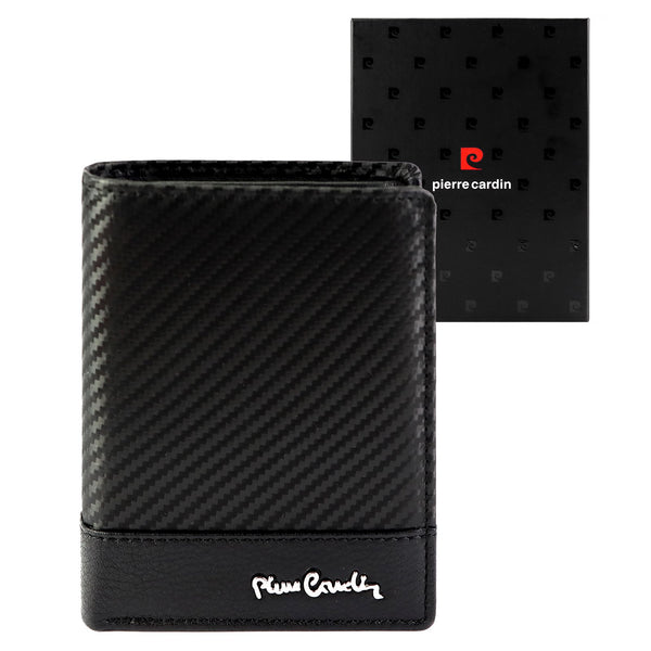 Pierre Cardin YS607 326 juoda piniginė czarny