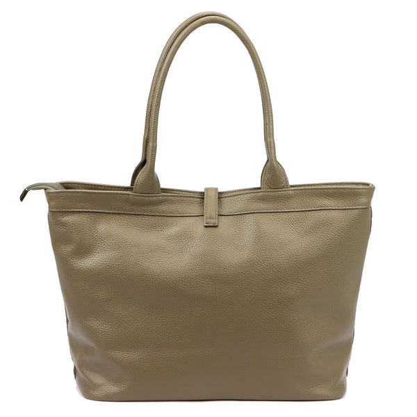 Luka 25-007 CROCO 2w1 tamsi taupe odinė rankinė taupe scuro