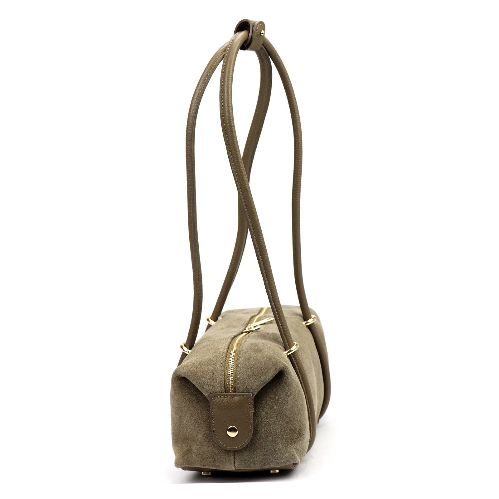Luka 26-140 taupe natūralios odos rankinė taupe