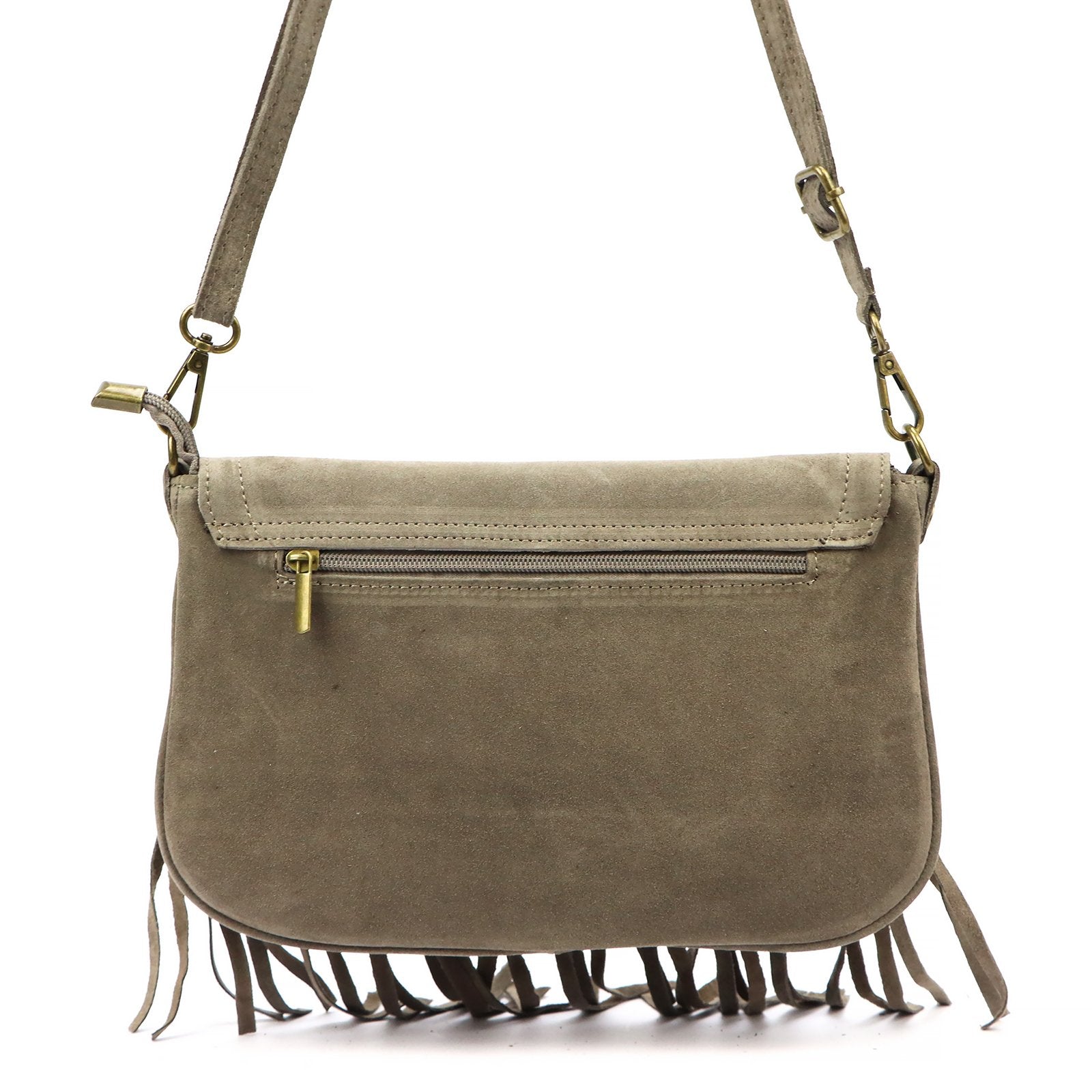Luka 25-086 taupe natūralios odos rankinė taupe