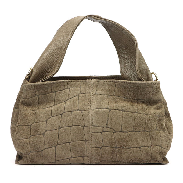 Luka 24-058 CROCO fango natūralios odos rankinė fango